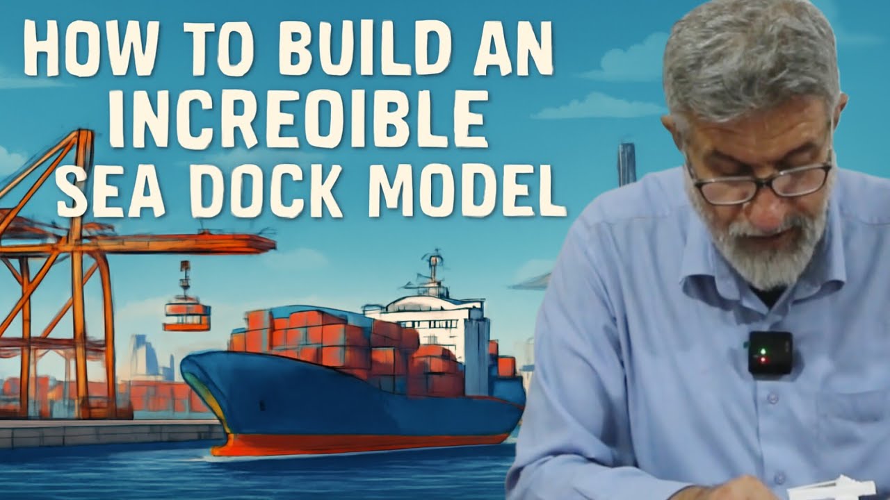 آموزش ساخت ماکت پنل اسکله دریایی|How to Build an Incredible Sea Dock Model – Step-by-Step Tutorial