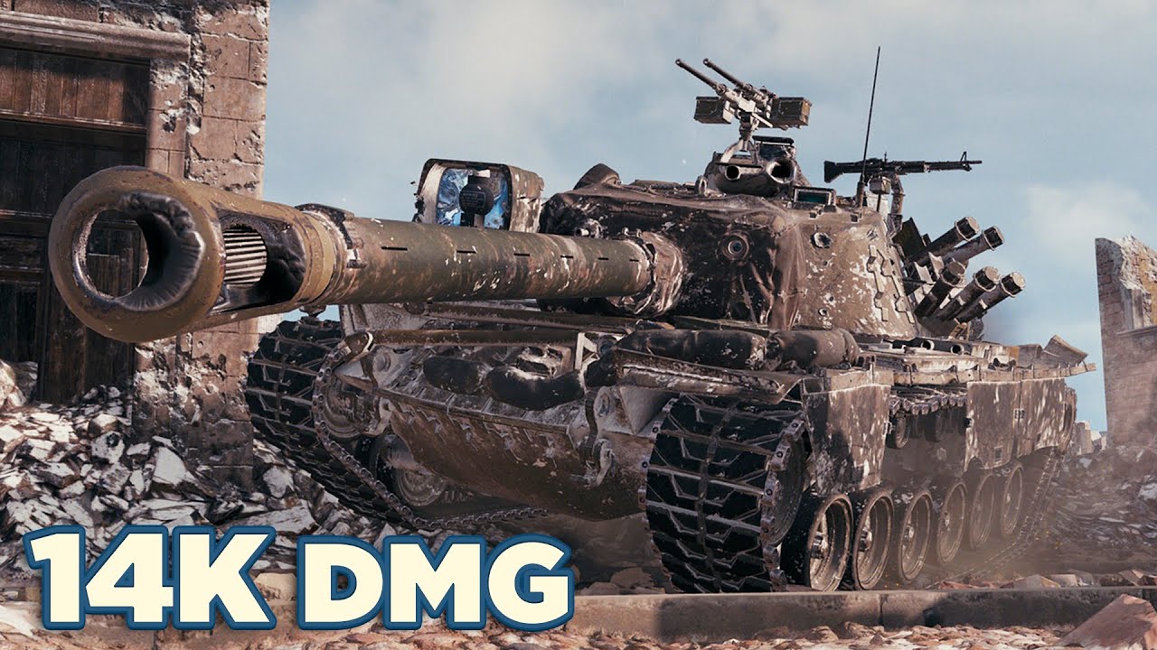 T110E4 • 14К УРОНА а мог бы и больше! World of Tanks