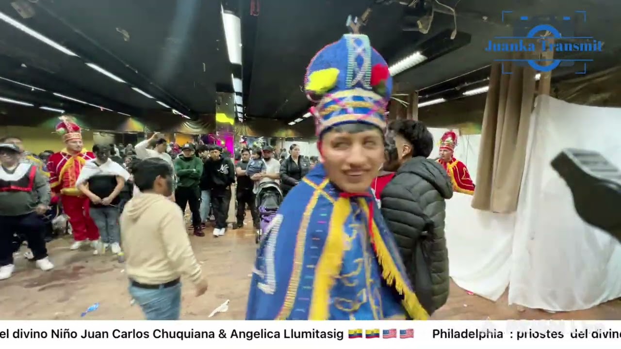 Fiesta del divino niño Jesús en Philadelphia en familia Chuquiana 