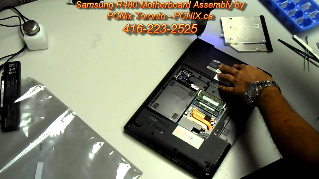 Samsung R480 motherboard repair by PCNix Toronto Computer Service 2/2