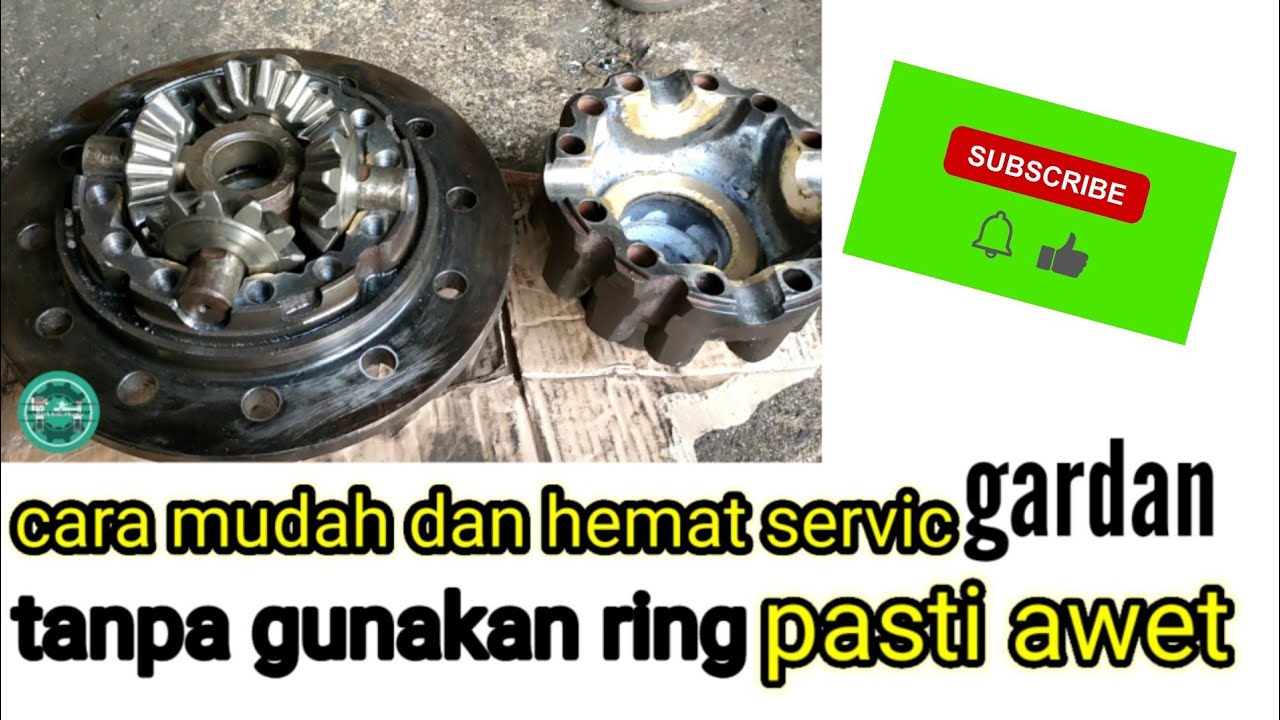 MENGATASI DAPURAN GARDAN CANTER YG SUDAH RUSAK || TIDAK PELRU GANTI BARU