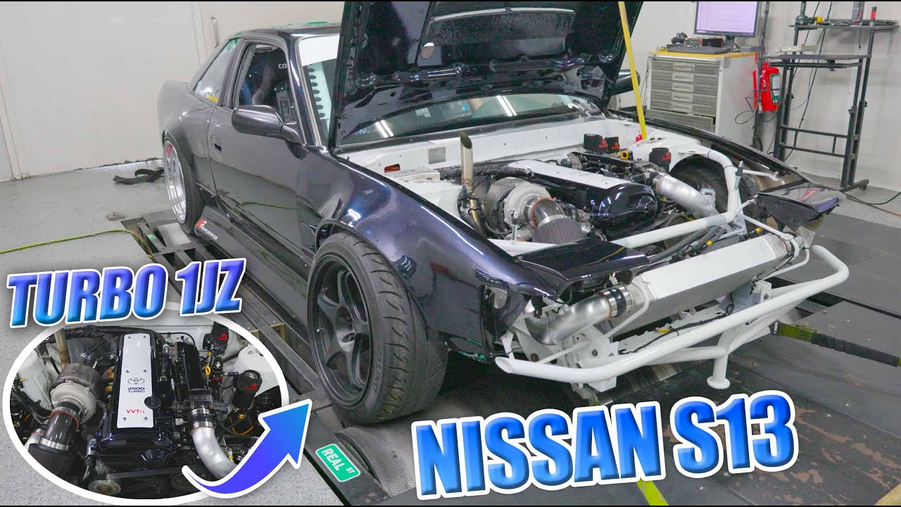 1JZ Swapped Nissan S13 Hits The Dyno | From "Drift Missile" to Pro Spec Drift Car