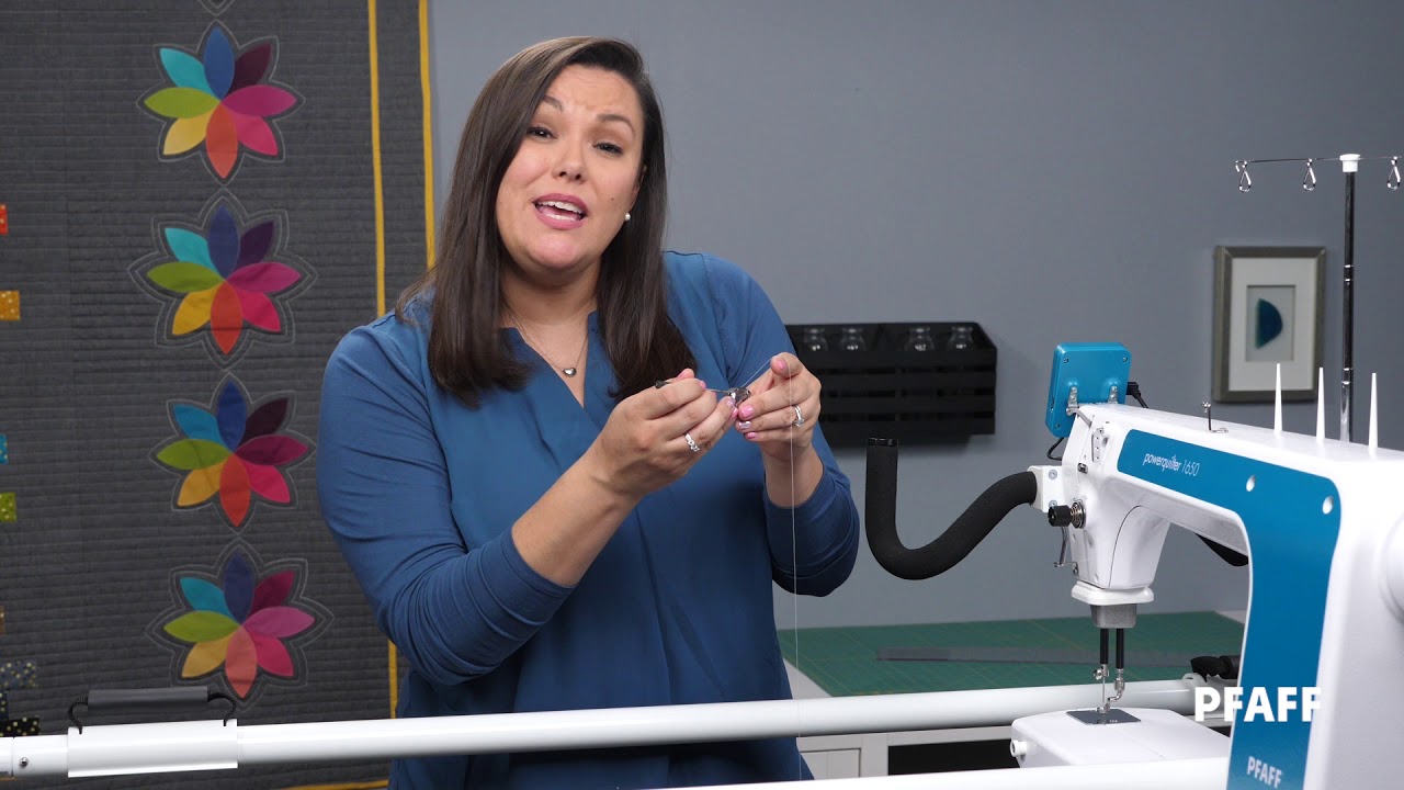 PFAFF® powerquilter™ 1650 Long Arm Quilting Machine - Setting Bobbin Tension