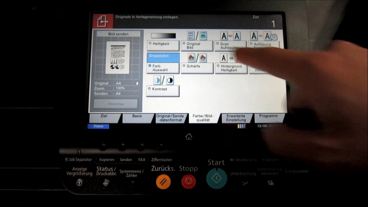 Sendefunktion - Scan Kyocera TASKalfa 3252ci - OKM2000