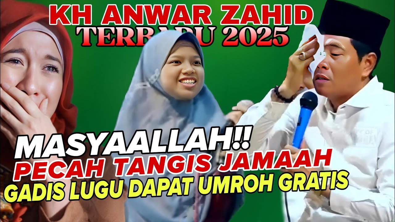 MASYAALLAH!! PECAH TANGIS JAMAAH,ABAH ANZA KASIH UMROH DAN MONDOK GRATIS GADIS LUGU HAFAL ALQURAN