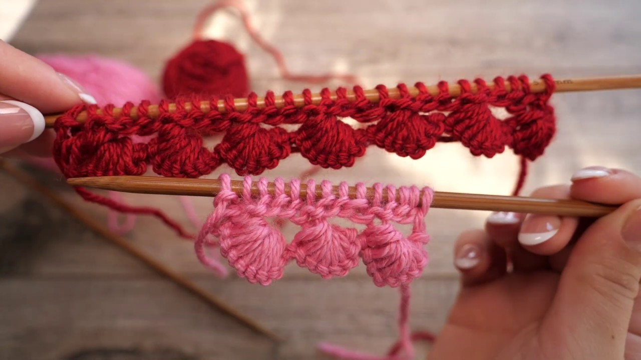 Веерный набор петель спицами 🦋 Knitting cast on stitch fan