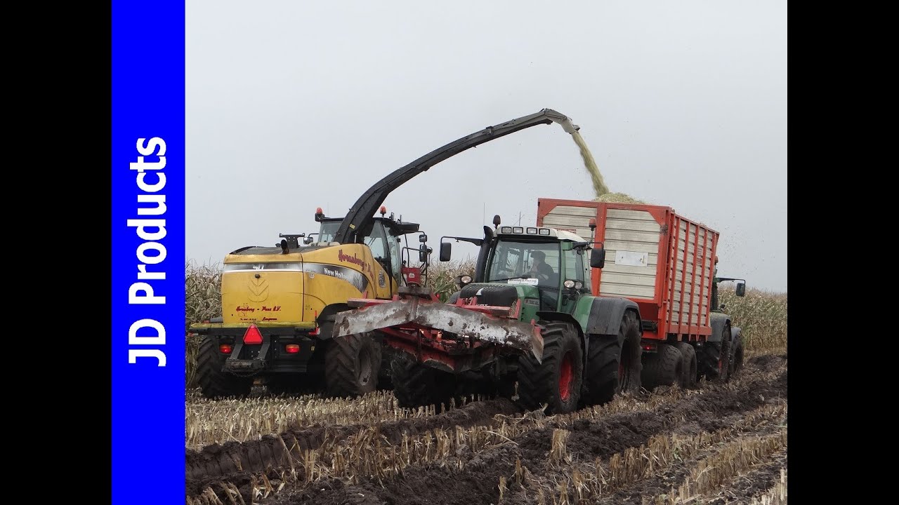 Mais/2015/Extreme/Modder/Mud/New Holland FR9060/Harvesting maize/Horenberg Paus