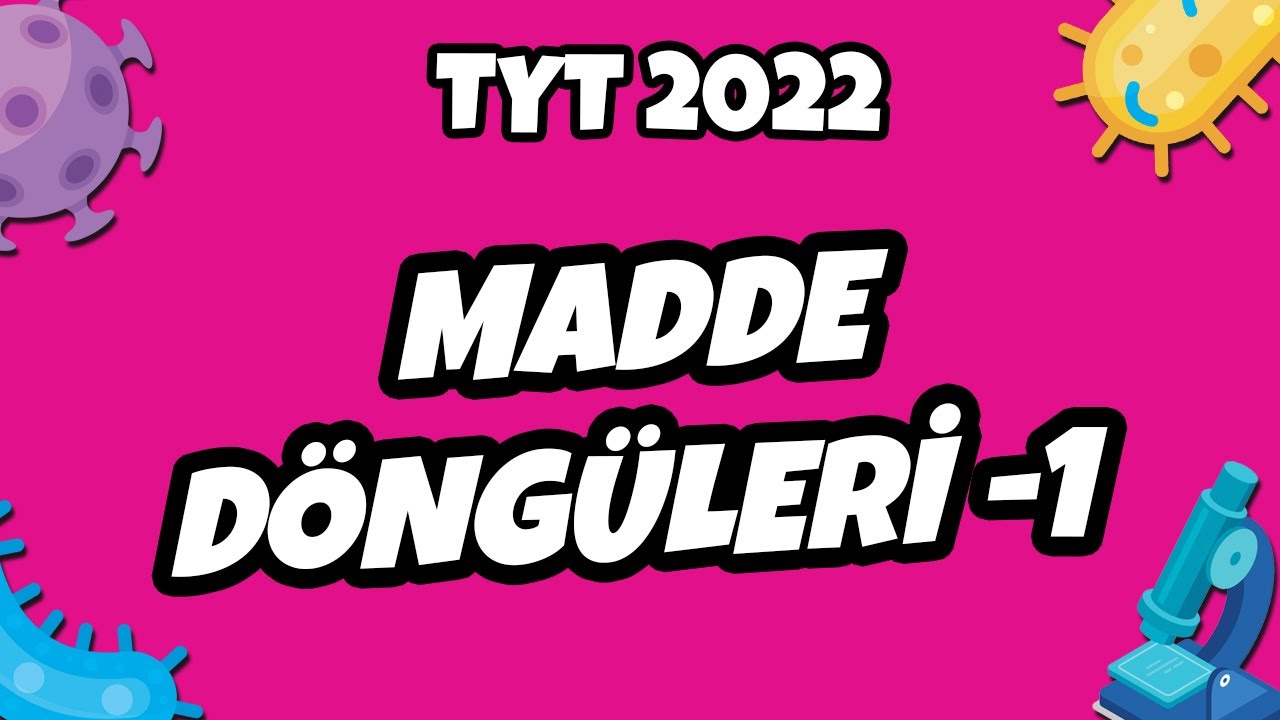 TYT Biyoloji - Madde Döngüleri -1 | TYT Biyoloji 2022 #hedefekoş