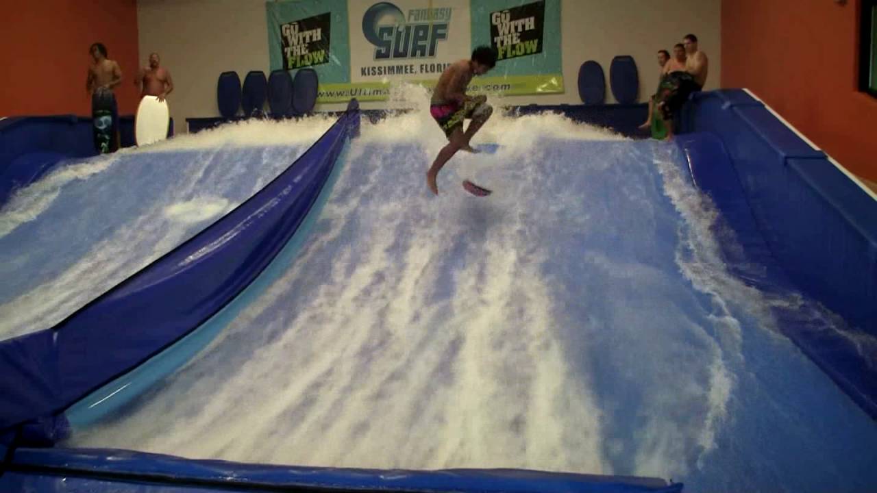 How to kickflip and Heel Flip on a flowrider
