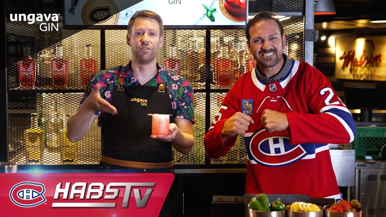 Mathieu Dandenault tries out as a Bell Centre barman