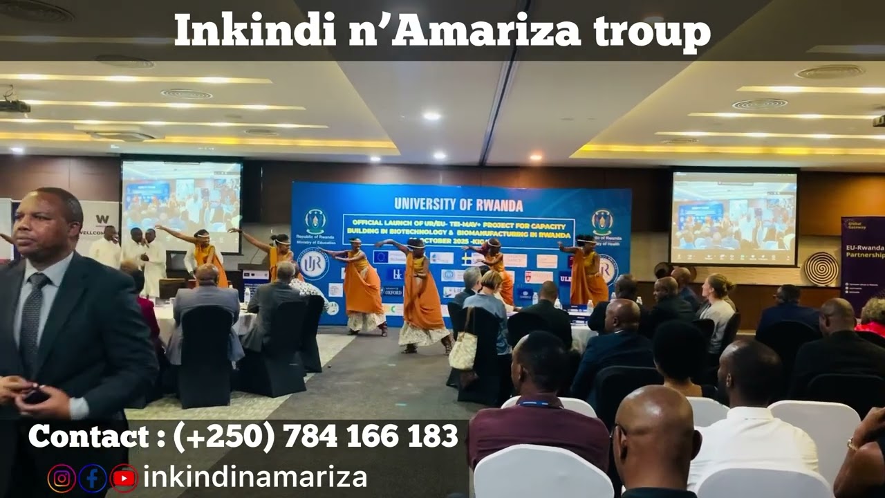 Traditional dances with Inkindi n'Amariza at Ubumwe Grande Hotel 