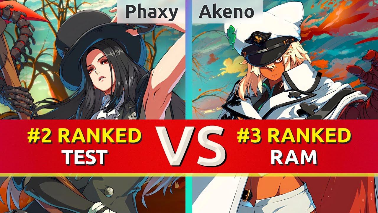 GGST ▰ Phaxy (#2 Ranked Testament) vs Akeno (#3 Ranked Ramlethal). High Level Gameplay