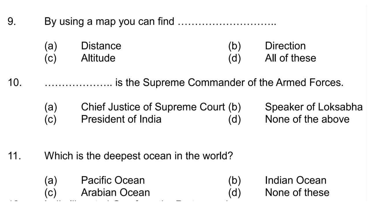 Top 15 Questions Army Written exam for Gd, Technical, Clerk, Store keeper & Tradesmen in hindi