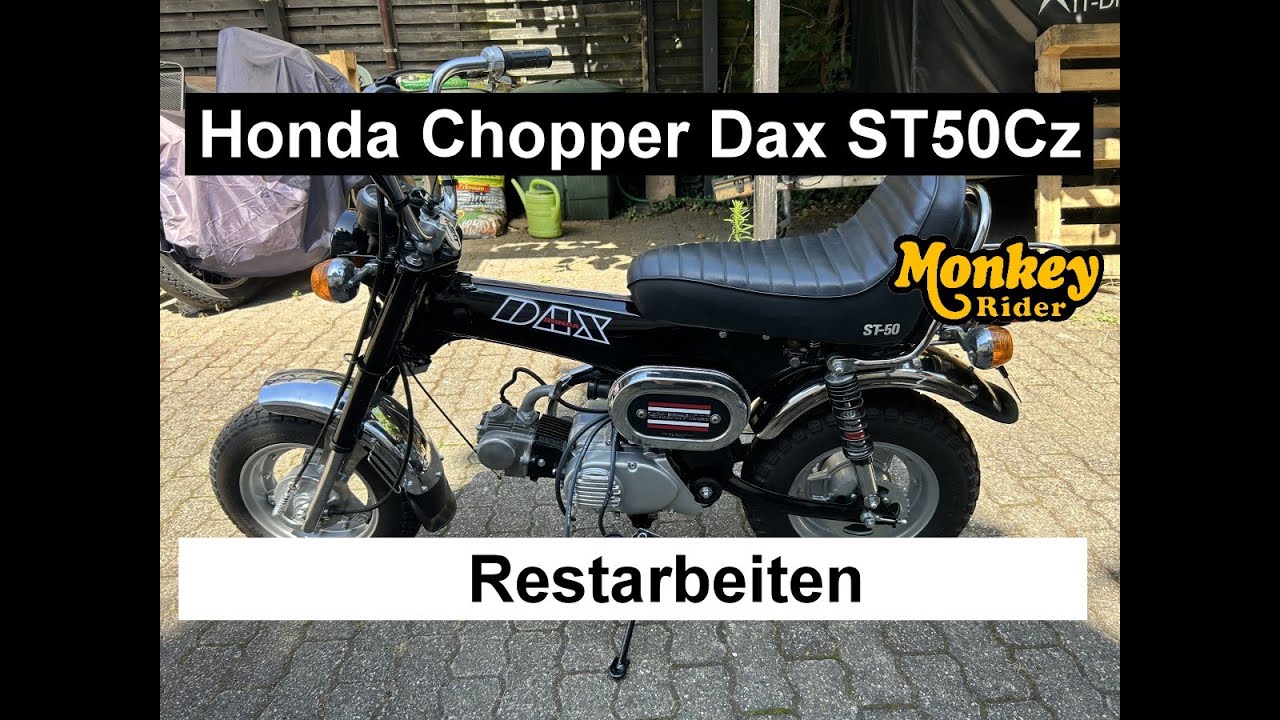 Honda Dax ST50-C, #19 Die letzten Kleinigkeiten