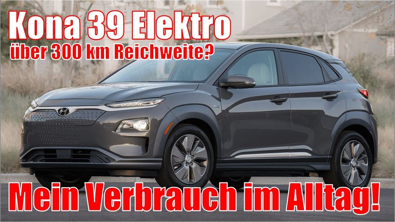 Hyundai Kona Elektro 39 - meine Reichweite im Alltag!
