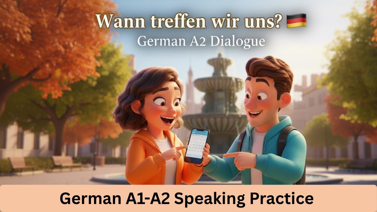 Pläne machen: German Dialogue for Beginners | A1-A2 Speaking Practice