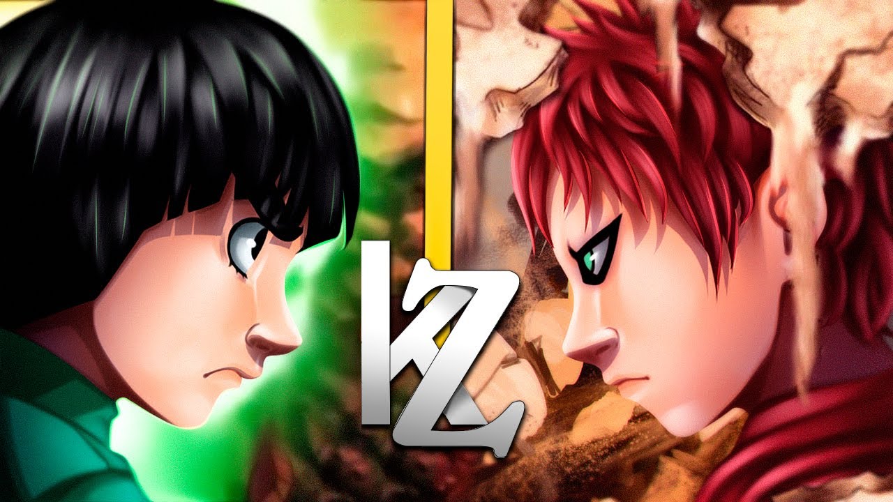 Rock Lee Vs Gaara (Naruto) - Força & Talento | JKZ e 