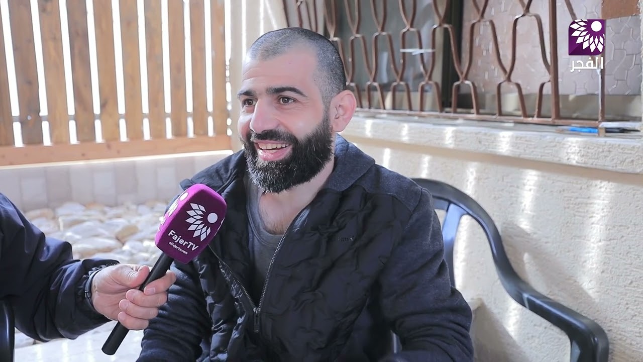 لقاء الأسير المحرر محمد عبد الخالق أحمد أبو سعدة من بلدة علار شمال طولكرم المحكوم 8 سنوات