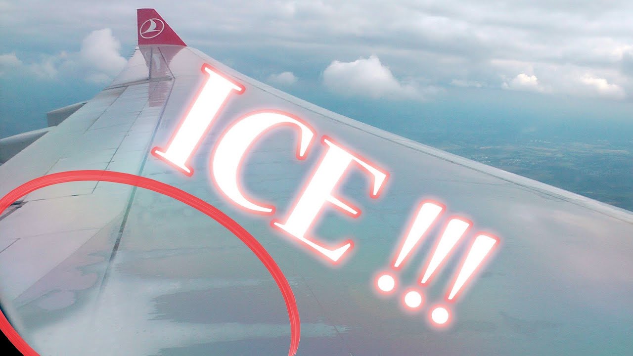 Ice on the Wing! Turkish A330 Crosswind Landing in Düsseldorf - THY A330 Kanatlarda Buzlanma