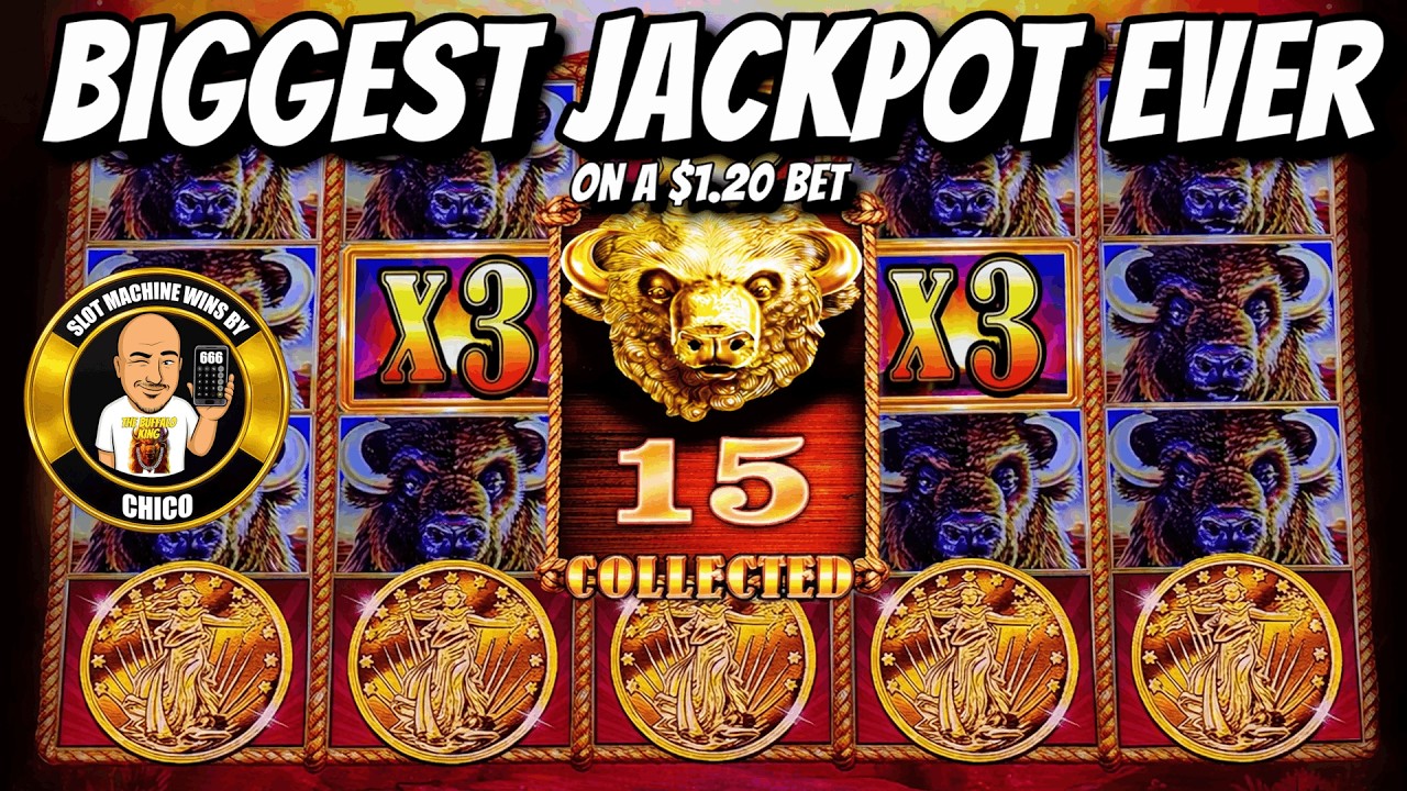 MY BIGGEST JACKPOT EVER on Buffalo Gold