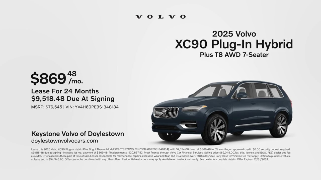 Volvo XC90 Plug-In Hybrid 12/04/2024 4637979