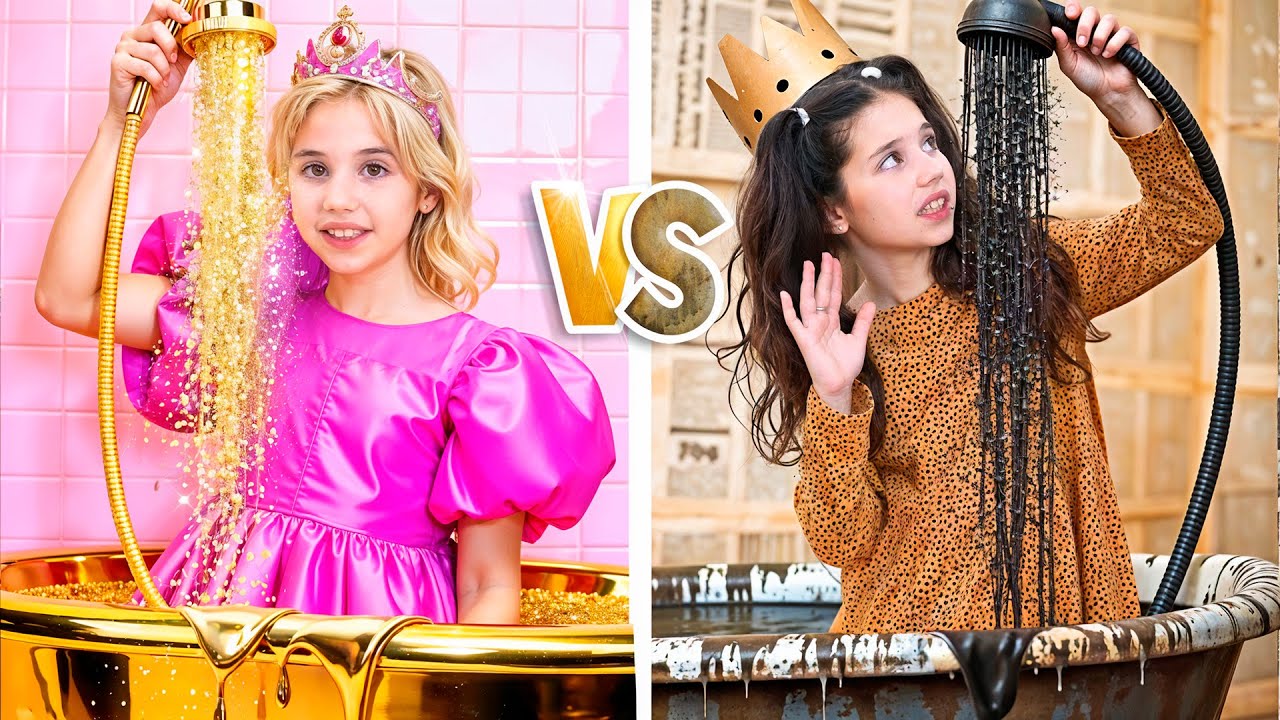 Rich Princess vs Broke Princess Cardboard Makeover