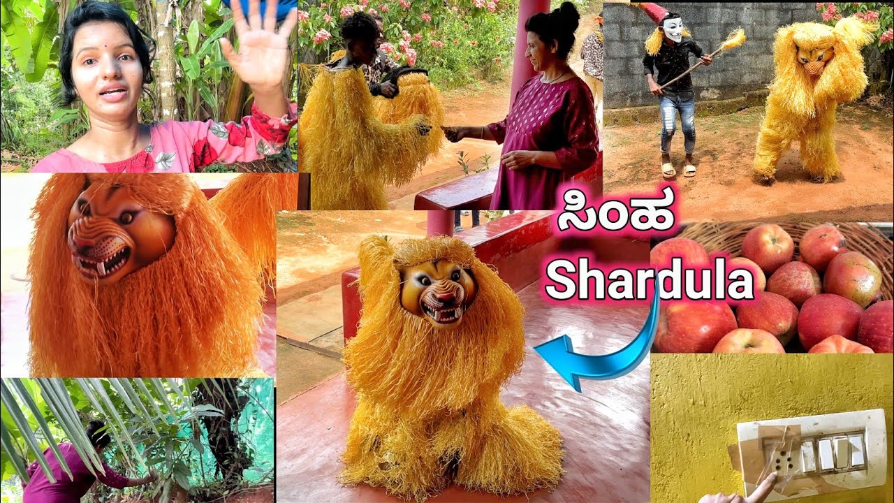 ನಮ್ಮ ಮನೆಗೆ ಬಂದ ಸಿಂಹ ಮಾರ್ನೇಮಿ-ದಸರಾ ವಿಶೇಷ-ಈ ವೇಷ ನೋಡಿ ಏನಾಗಿದೆ ನೋಡಿ ನಮ್ಮ ಮನೆಯಲ್ಲಿ!Halli mane vlogs