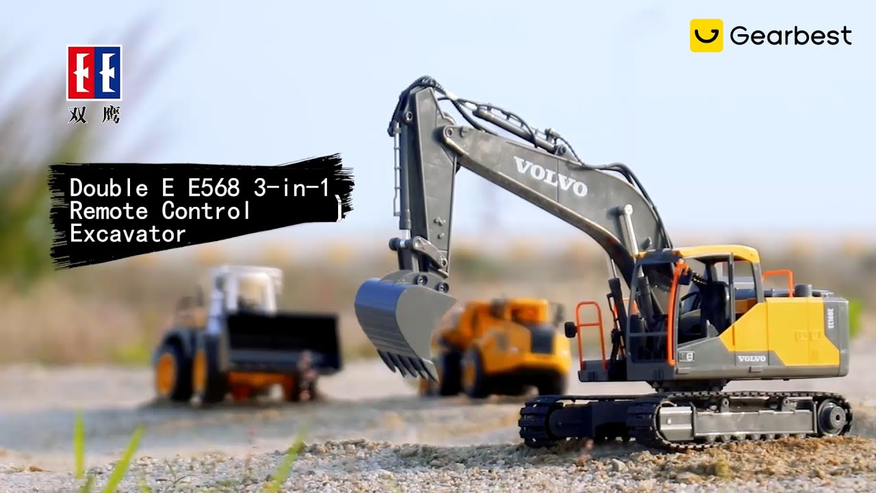 Double E E568 3 in 1 Remote Control Excavator - Gearbest.com