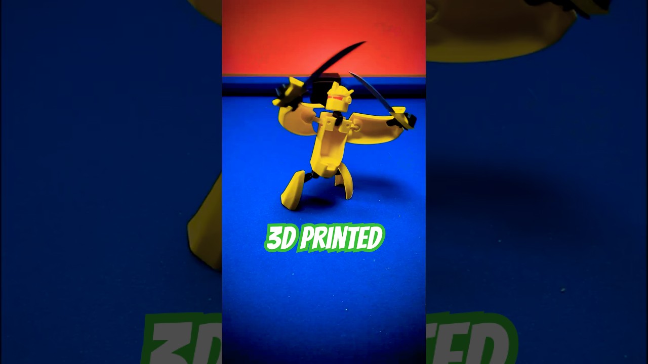 3D printed Transformer! #3dprinting #shorts #toys