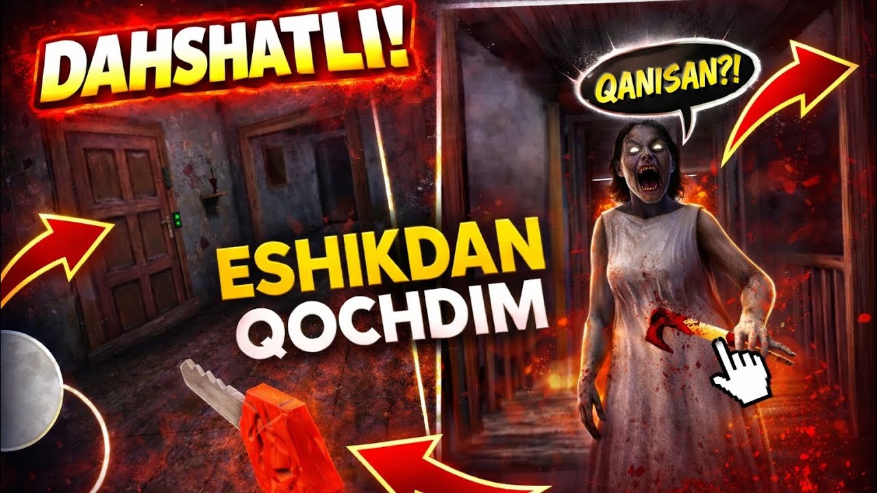 GRANNY 1 | ESHIKDAN QOCHDIM 🤯(birinchi videoyim) #granny #viral #gaming 