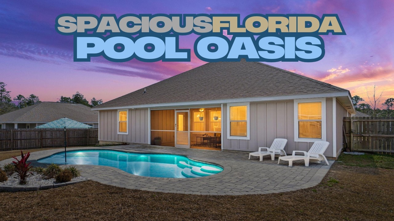 TOURING a Spacious 5 Bedroom POOL HOME in Crestview | 3537 Shadbush Lane | JORDAN DENNIS Tour.