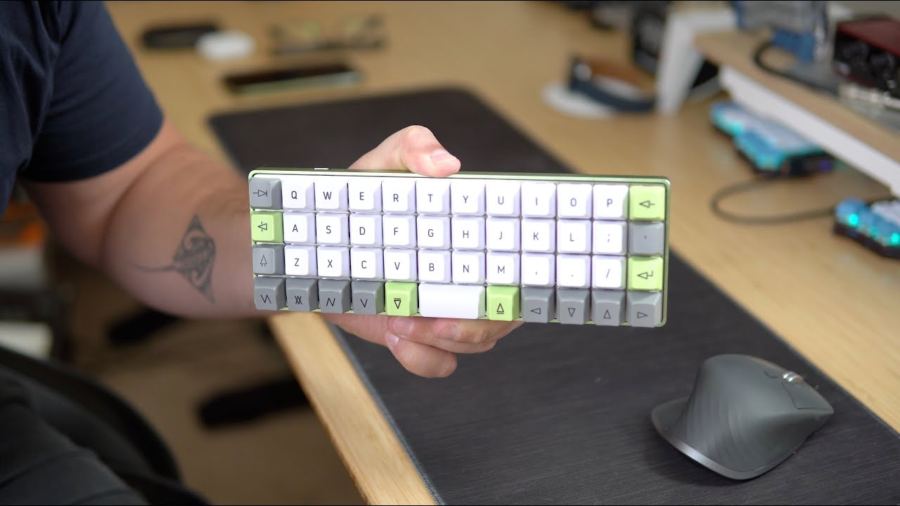 Teclado para PROGRAMAR pequeño: Planck, un teclado mecánico del 40%