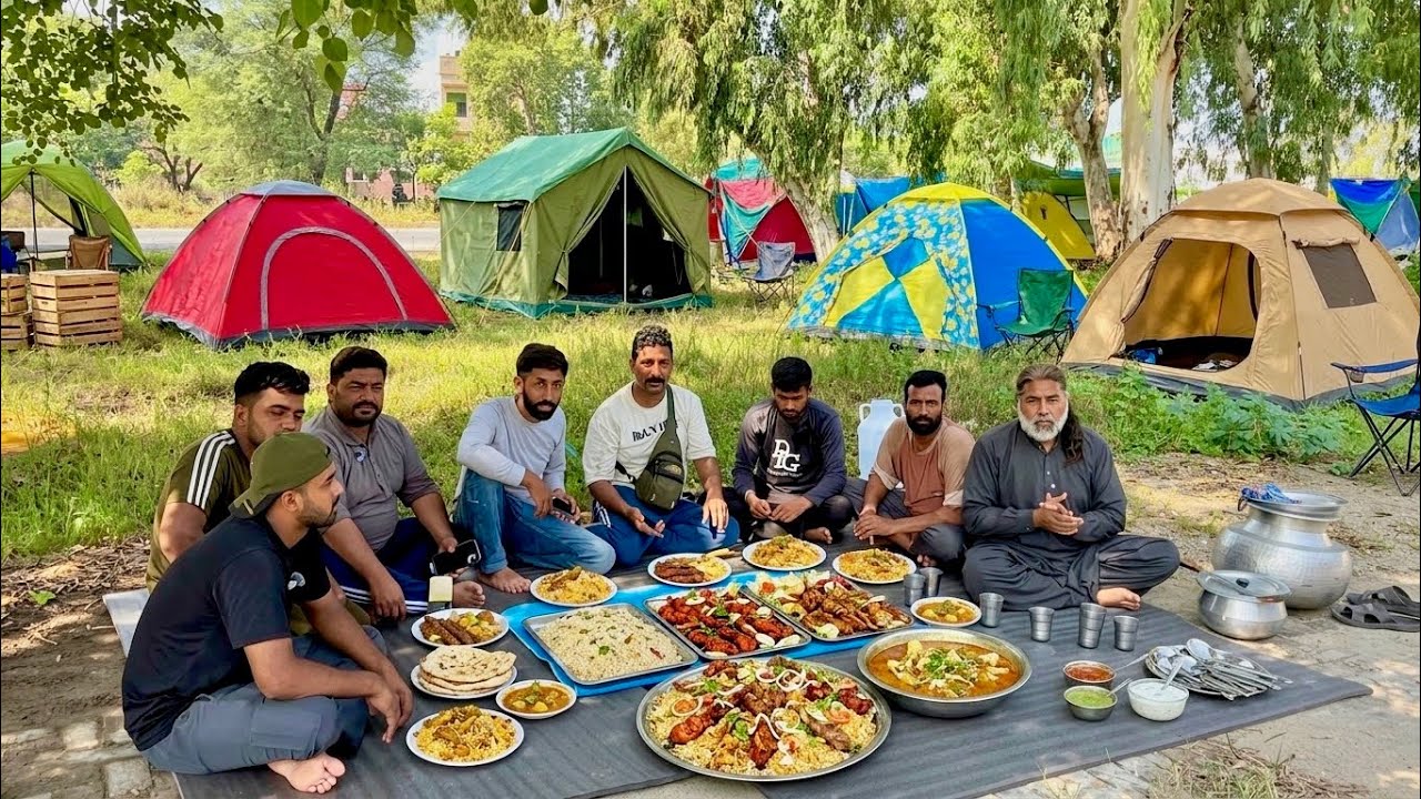 Out Door Boys, First Breakfast, Road Side Camping | Cycle Tour With Friends | breakfast For Cyclists