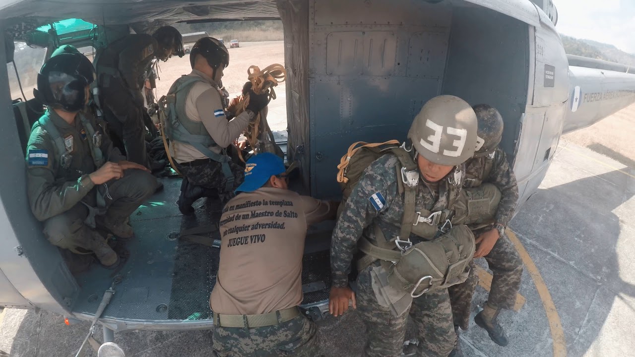 PARACAIDISMO MILITAR HONDURAS 2020