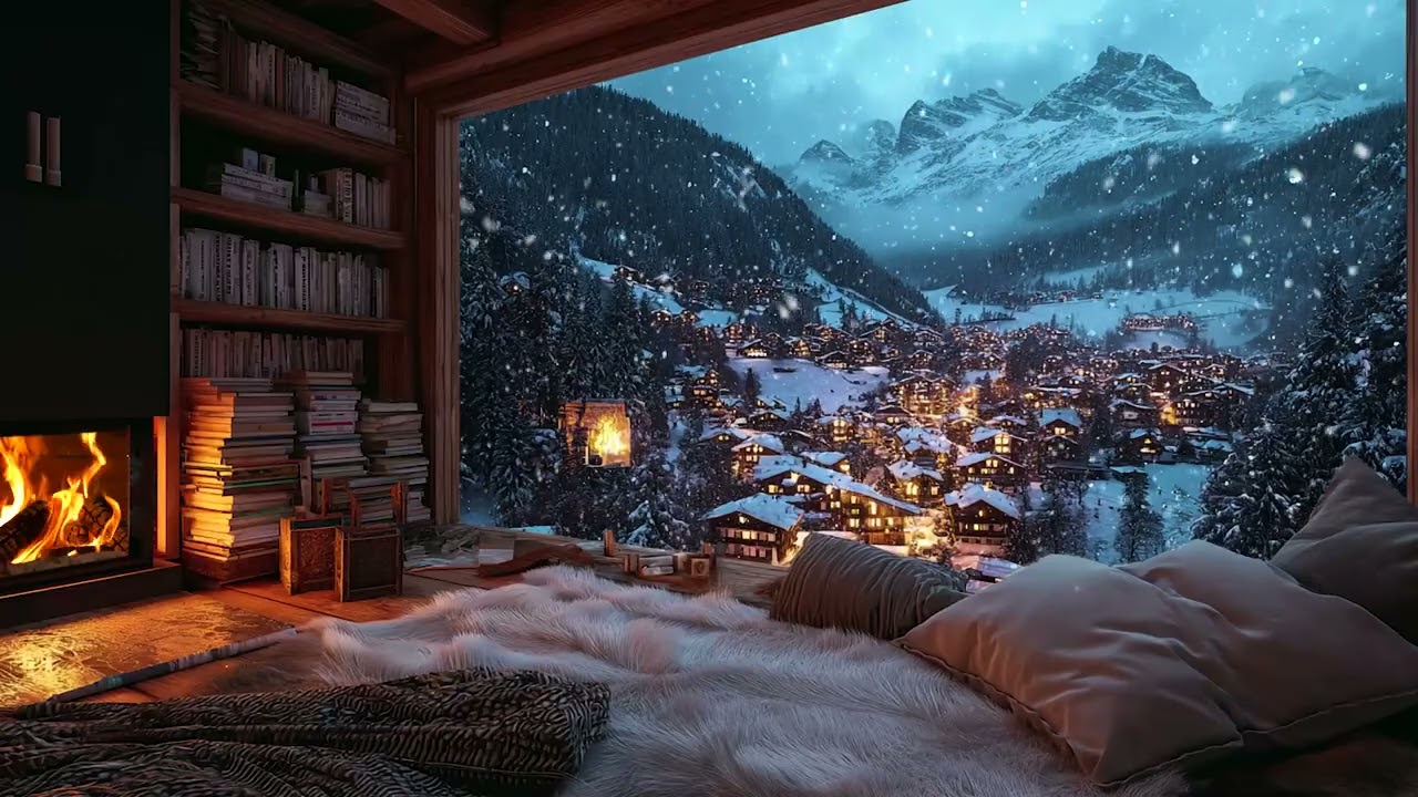 Gentle Rain and Snow Sounds for Deep Sleep, Relaxation, Study & Meditation