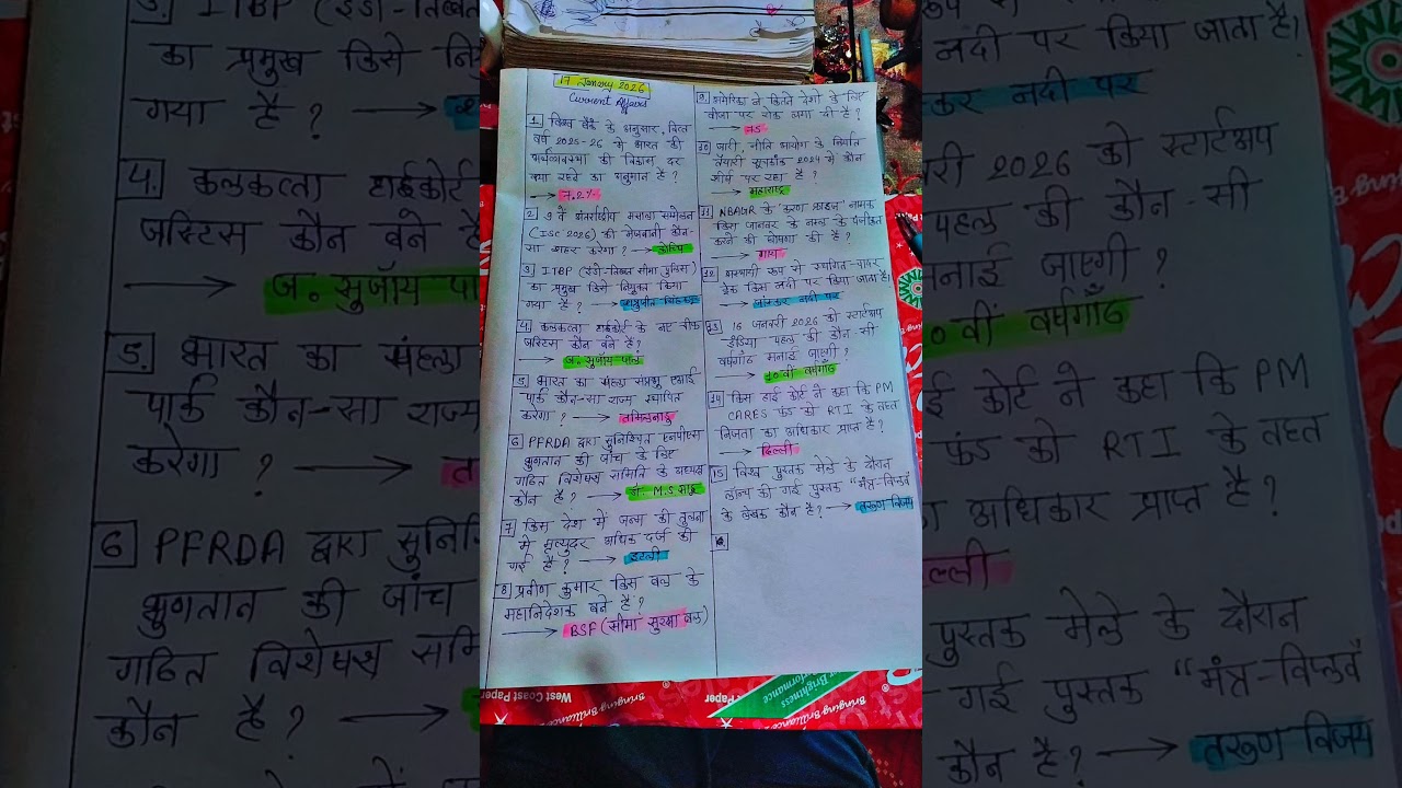 study motivation ### 17 january 2026 current affairs