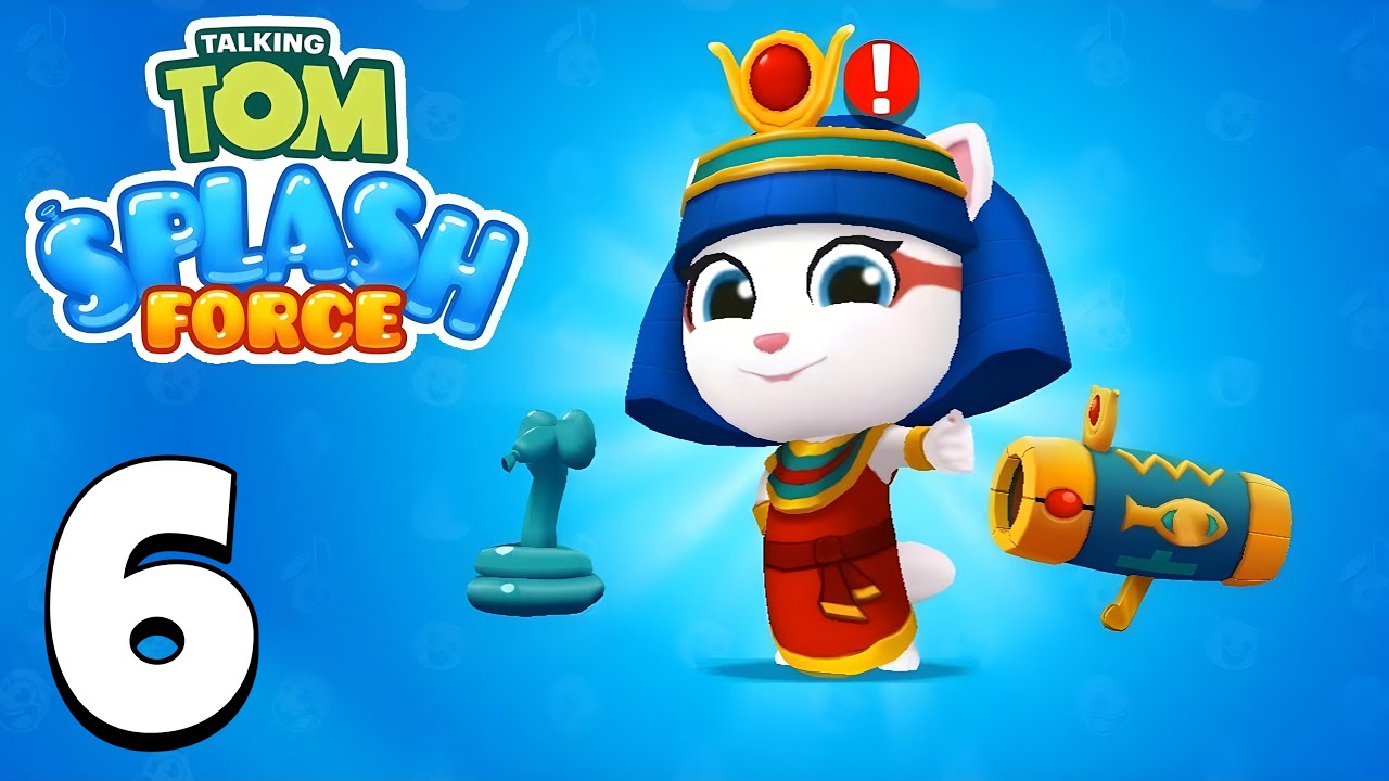 Egyptian Angela - Talking Tom Splash Force Gameplay Walkthrough Part 6 (Android/iOS)