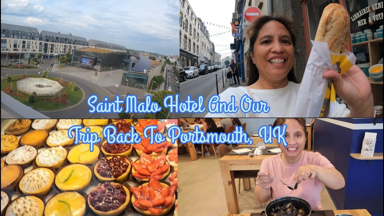 Saint Malo, France Hotel With Half Board + Our Trip Experience Back To Portsmouth, UK