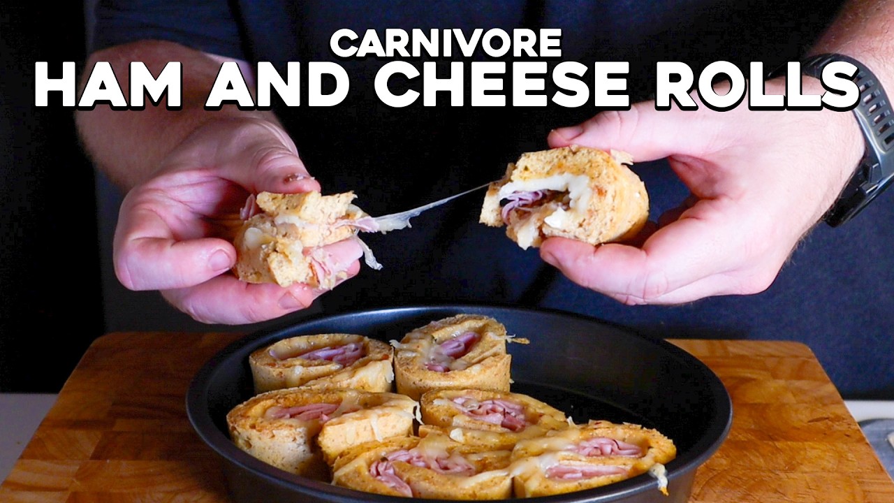 Carnivore Ham and Cheese Rolls Recipe
