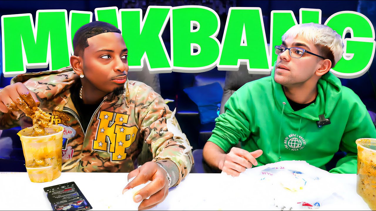 FUNNYMIKE FUFU MUKBANG W/ N3ON!