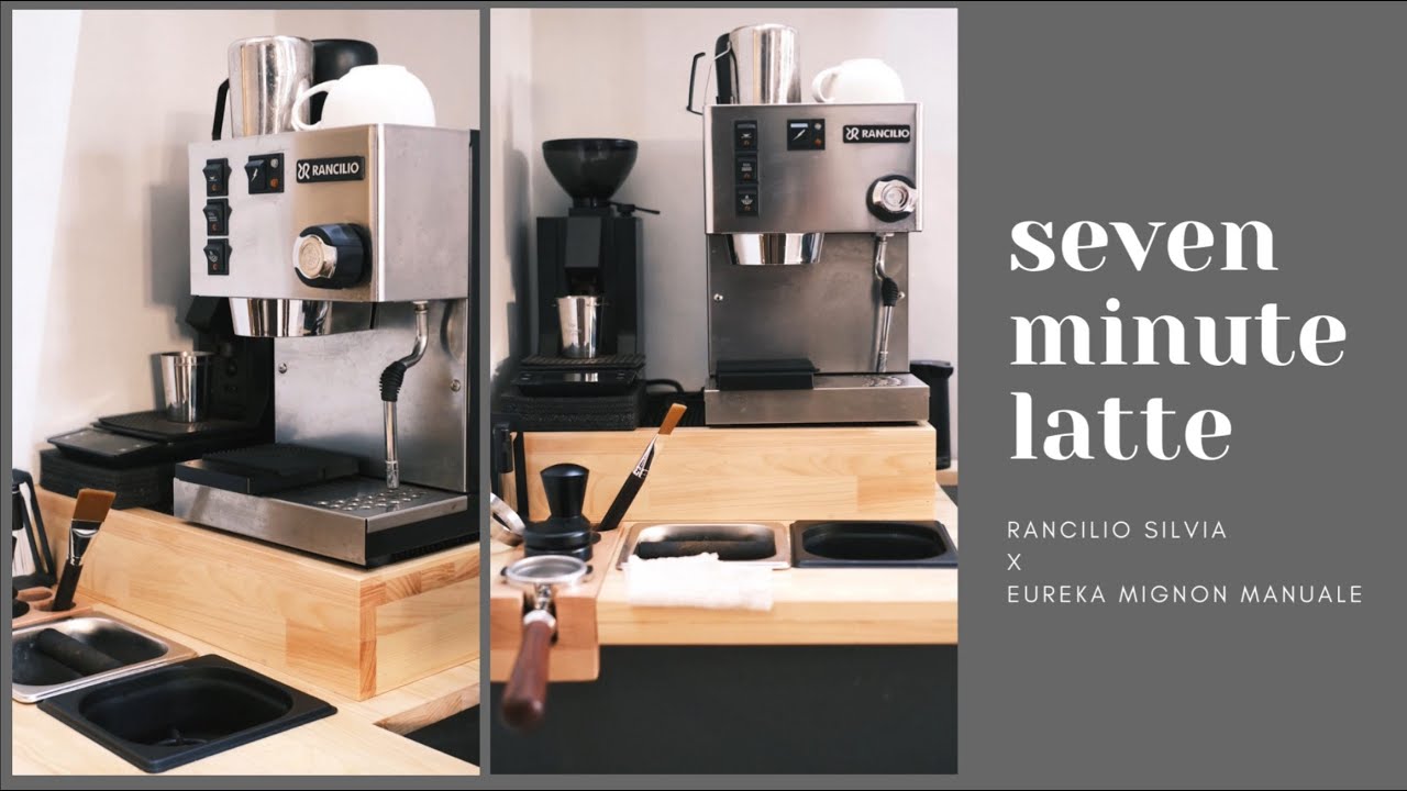 Home barista latte in 7 Minutes with Rancilio Silvia | Eureka Mignon Manuale Grinder | UNCUT VIDEO!