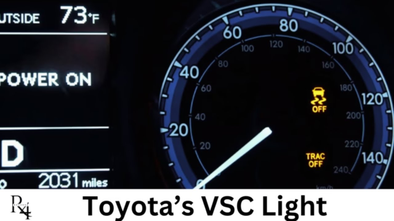 Toyota's VSC light reset, toyota vsc light on dash