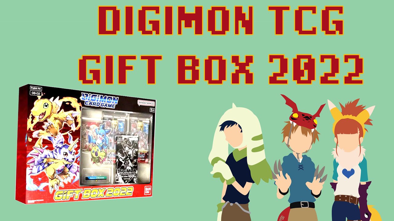 DIGIMON TCG GIFT BOX 2022 AND BOOSTERS UNBOXING