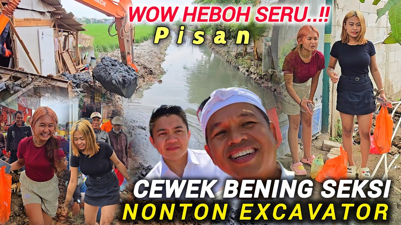 SEMUA HEBOH KHUSUSNYA LELAKI❗️KERUK KALI BUNTU CIKARANG UTARA DITONTON CEWEK CEWEK BENING🤣😁❗️