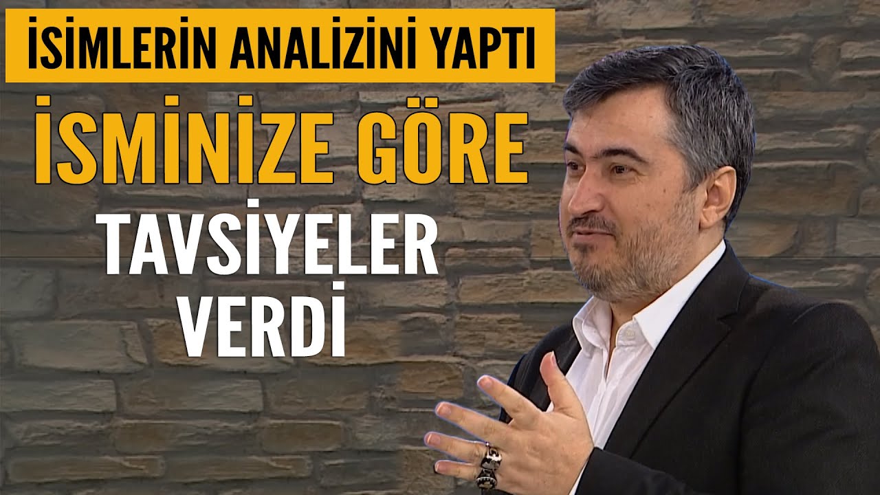 Canlı yayında isimlerin analizini yapan Önder Özcan izleyenlere tavsiyelerde bulundu