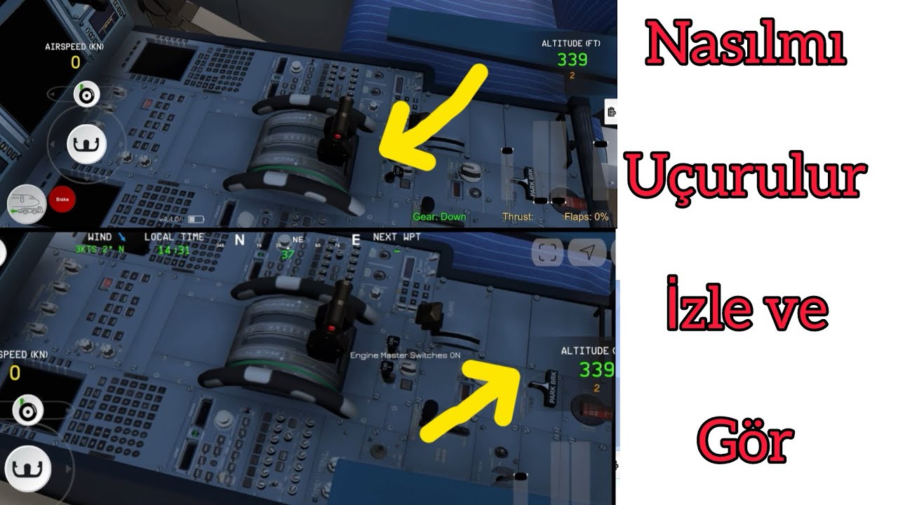 FS ADVANCED SİMLUATOR - NASIL OYNANIR UÇAK NASIL UCURULUR ?