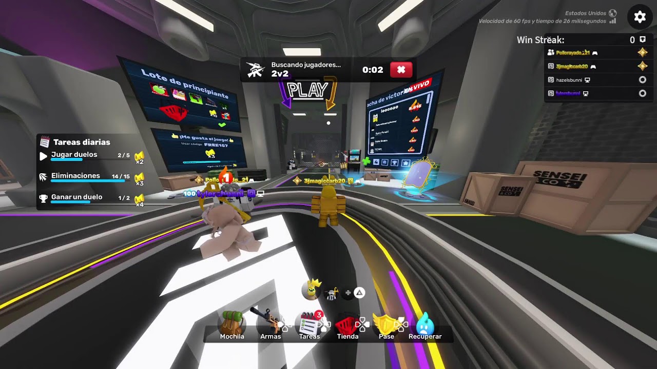 Jugando rivales Roblox