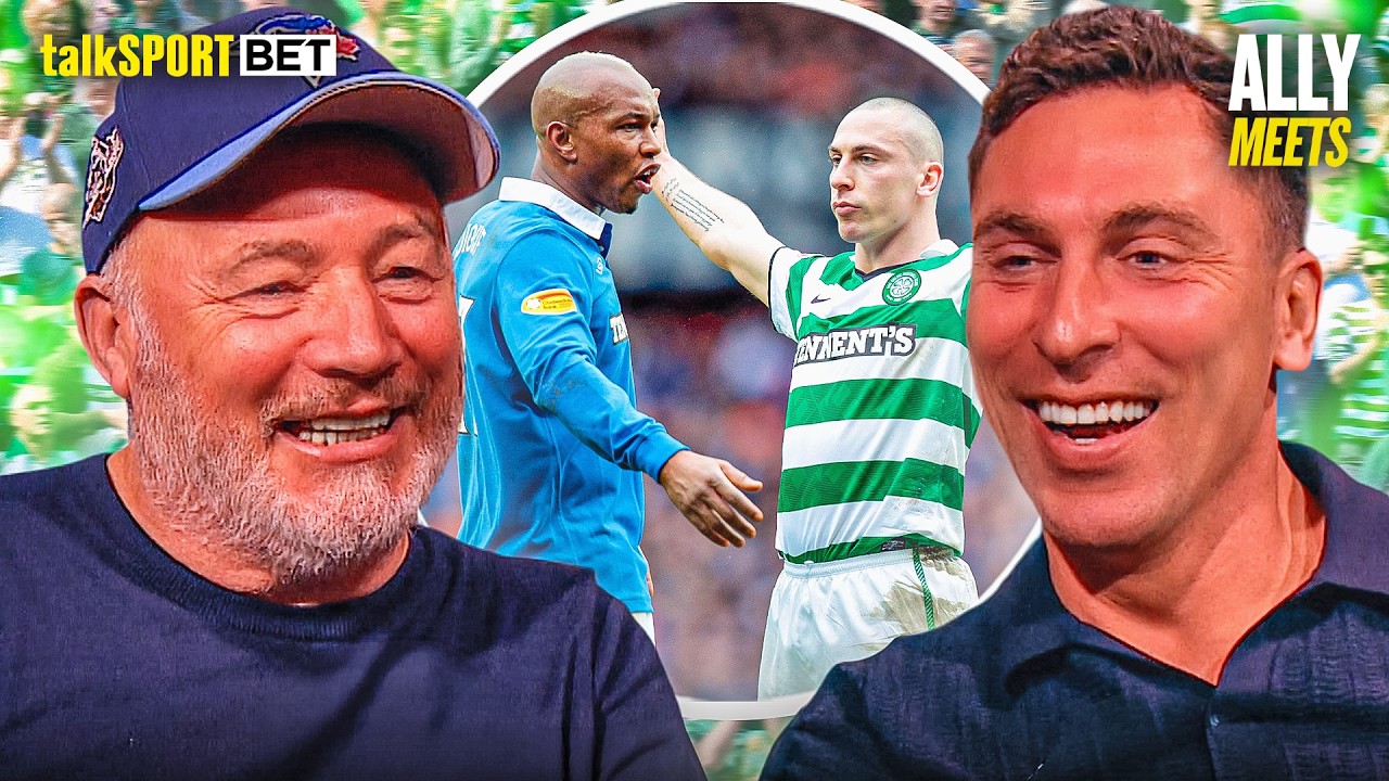 Ally McCoist meets Scott Brown | Celtic SUCCESS, Scotland REGRETS & Diouf CELEBRATION!