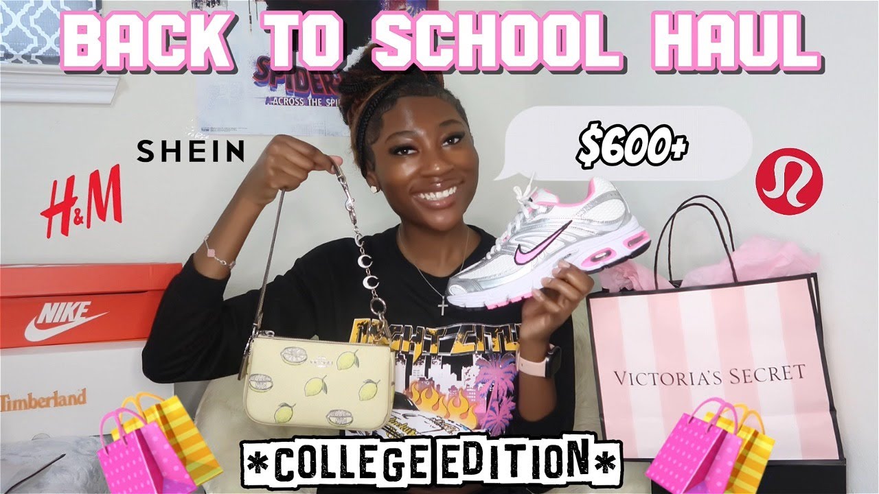 BACK TO SCHOOL HAUL | *COLLEGE EDITION* | LULULEMON, COACH, NIKE, H&M, ETC.