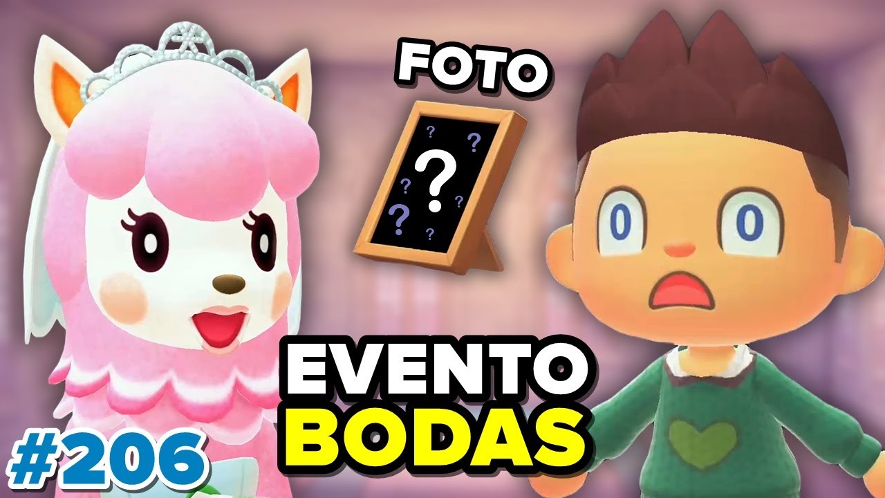 CONSIGO LA FOTO QUE MÁS BUSCABA Y EVENTO DE BODAS! ANIMAL CROSSING NEW HORIZONS #206